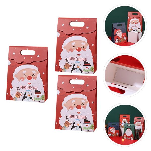 

gift wrap 3pcs christmas packing bags decorative storage paper