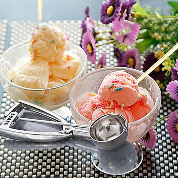 

spoons scoop multifunctional non-slip stainless steel cookie kitchen tool ice-cream ice ball maker for baking