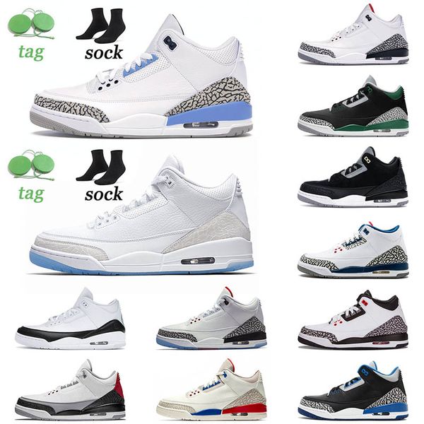 

classic womens basketball shoes 3 3s jumpman international flight blue cement white purple racer blue pine green mens sports sneakers traine