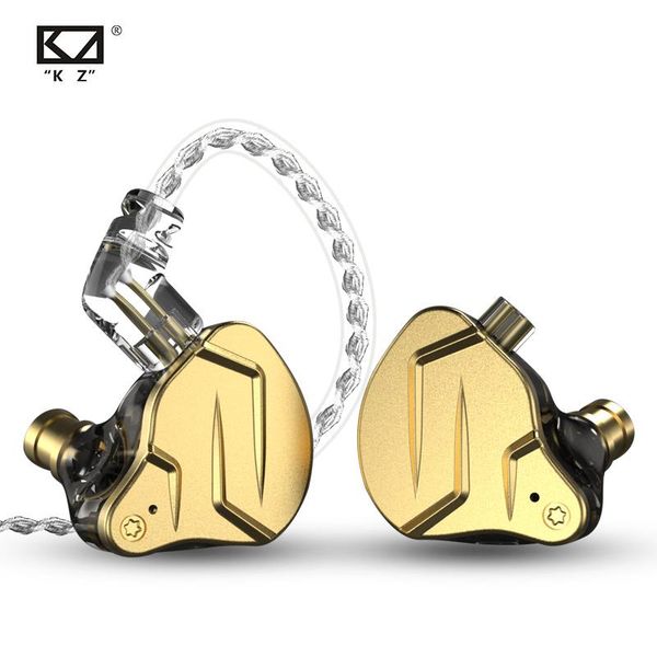 

metal wired earphones 1ba+1dd hybrid technology in ear monitor headphones sport noise cancelling headset music earbuds &