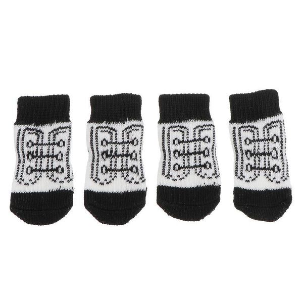 

dog apparel 4pcs shoes socks anti-skid stockings protectors foot wear pet supply