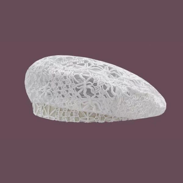 

berets solid color beret hat french style summer in cotton material beanie cap classic casual and chic lightweight, Blue;gray