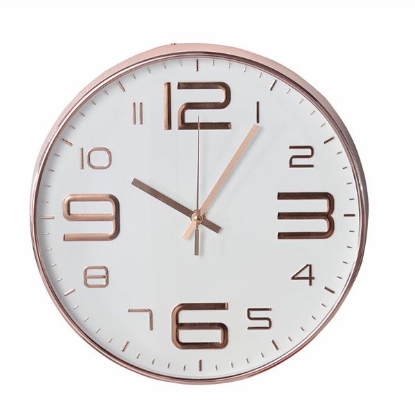 

wall clocks fn clock 30x30cm home ornament plastic mute f1281