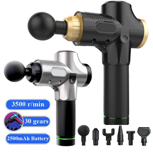 

massage gun professional fascia sport relaxation fitness ems muscle deep tissue percussion stimulator handheld body massager