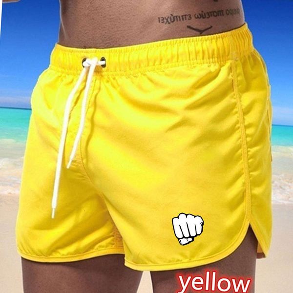 

dry mens swimwear quick shorts solid beach wear men summer swimming short fashion swimsuit running gym trunks slim swim pants