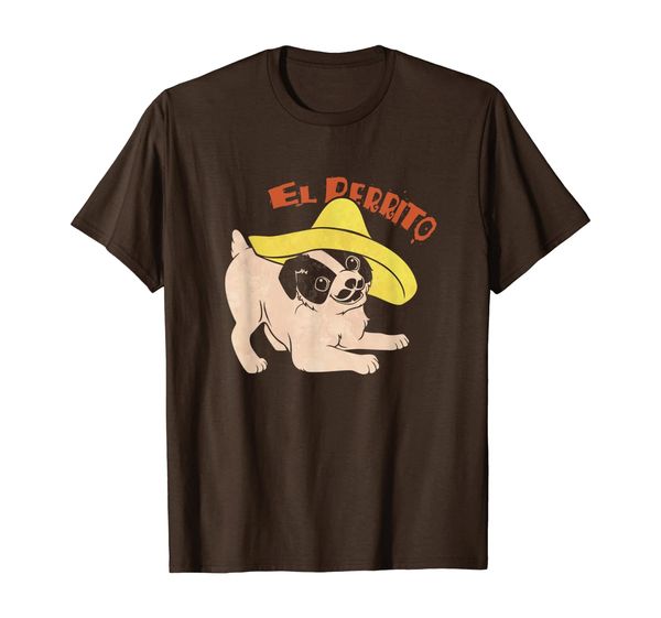 

el perrito funny spanish student vocabulary (puppy) t-shirt, White;black