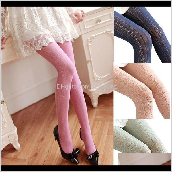 

& hosiery womens underwear apparel drop delivery 2021 korean style long stockings tights knitted autumn winter net stocking trendy solid col, Black;white