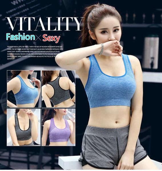 

gym clothing 2021 women fitness bra padded compression sport sportswear quick dry elastic crop running yoga, White;black
