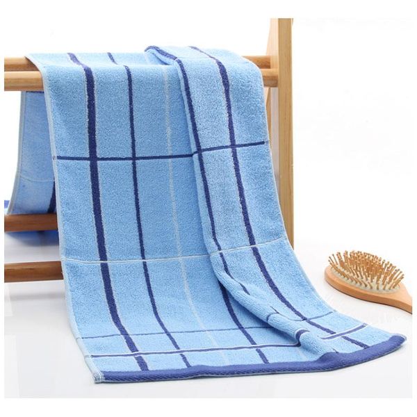 

towel umoyit towels blue stripe long soft cotton with strong water absorption
