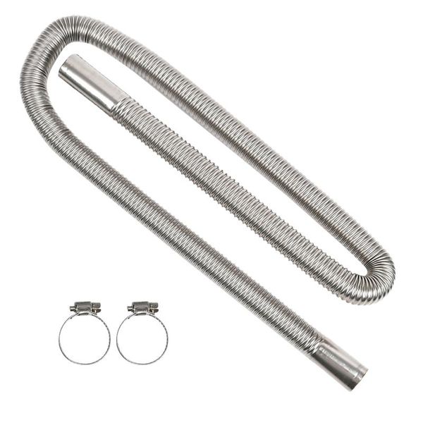 

manifold & parts for car universal durable parking air heater stainless steel scratch resistant exhaust pipe spiral fuel tank hose professio