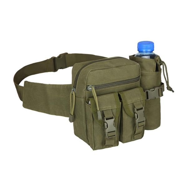 

waist bags travel water bottle bag casual adjustable 600d nylon material military