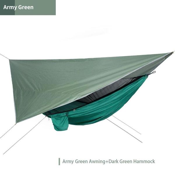 

tents and shelters 2021ultralight camping hammock tent with waterproof awning mosquito net portable garden canopy hiking sleeping swing