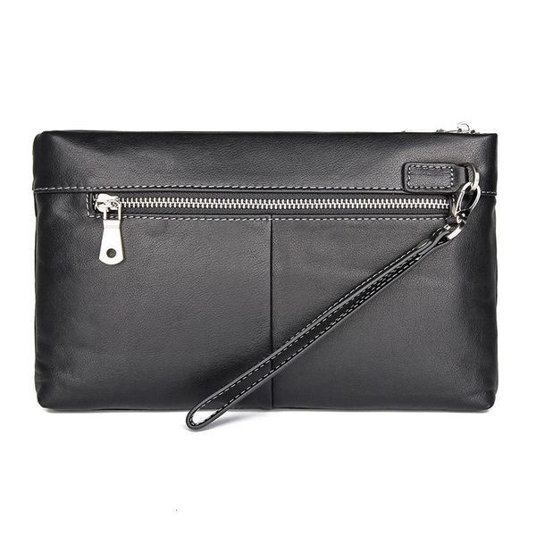 

handy clutch bag male genuine leather wristlet purse men's business phone wallet for card holder money