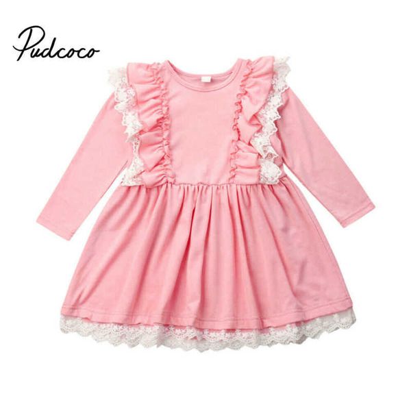 Prenses Ruffles Kız Elbise Yaz Tutu Düğün Doğum Günü Partisi Çocuklar Kızlar için Elbiseler Çocuk Kostüm Genç Balo Tasarımları Q0716