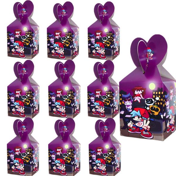 

gift wrap game theme friday night funkin party supplies candy box favor baby shower accessory kids boys birthday decoration