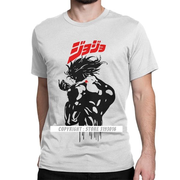 

ccccsportJapanese T Shirt Mens Dio Brando Jojo Tshirt O Neck Jojos Bizarre Adventure Anime Jjba Manga T-Shirt Camisa Streetwear, Brown