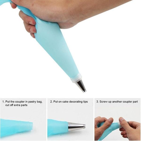 

cake decoration tool set 106pcs 61pcs kitchen pastry bags muffin cup flower mouth turntable baking tools silicone &