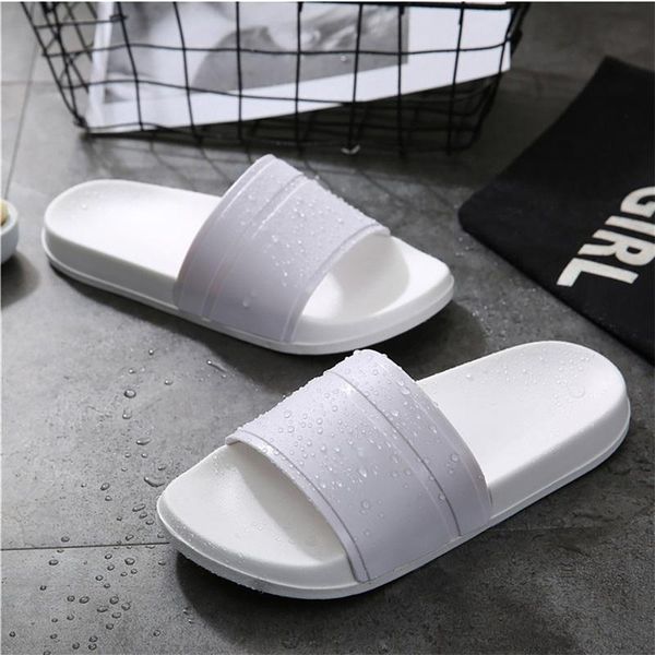 

slippers sagace men women home indoors floor family shoe shower sandals skidproof sandalia feminina beach summer shoes praia, Black