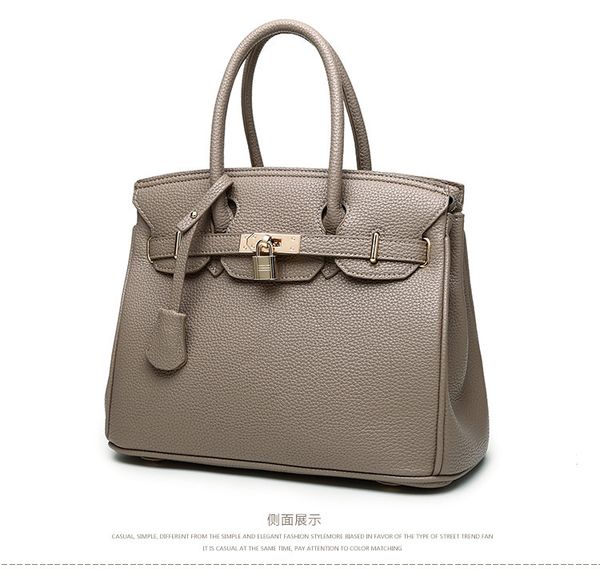

new litchi pattern wedding big red bridal hand women's bag