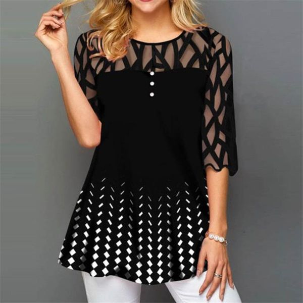 

print t shirt for women lace sleeve crew neck top, White