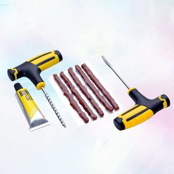 

interior decorations 1 set professional car tire repair kit bike tubeless tyre puncture plug tool accessories