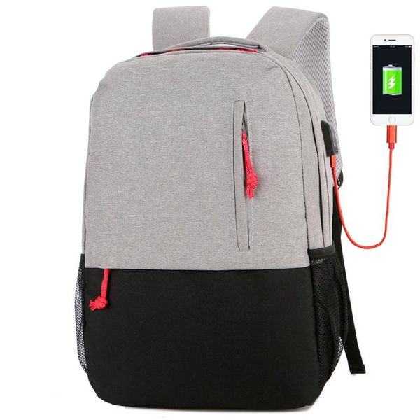 

backpack 2021 arrival fashion casual data cable usb charging lapbag