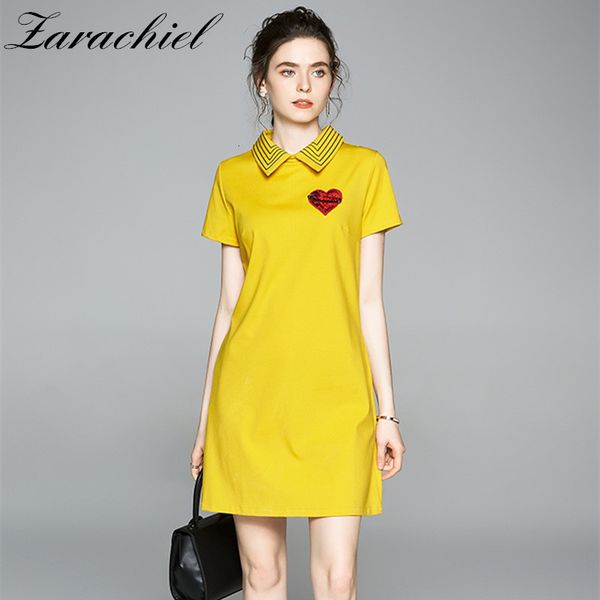 

dresses summer fashion love pattern beading embroidery long t-shirt women casual striped short sleeve above knee t shirt es, Black;gray