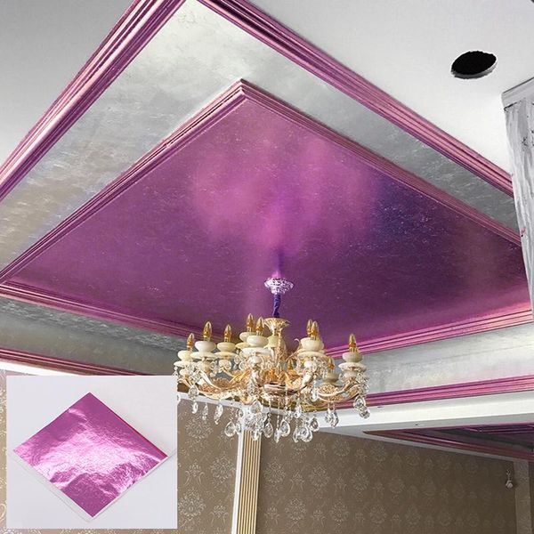 

window stickers about 100pcs multicolor foil double sided paper decoration gilding diy crafts flat stick double-sided imitation gold