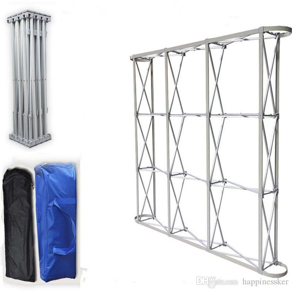

party decoration portable aluminum flower wall folding stand frame for wedding backdrops straight banner exhibition display advertising show