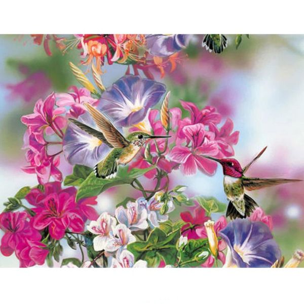 

diamond painting hobby crafts pattern paintings rhinestones mosaic embroidery hummingbird 5d art