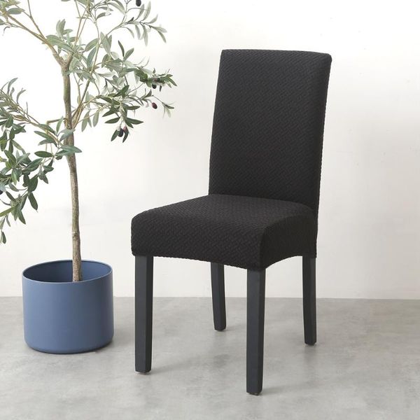 

dining room chair slipcovers stretch jacquard knitted stool protector covers