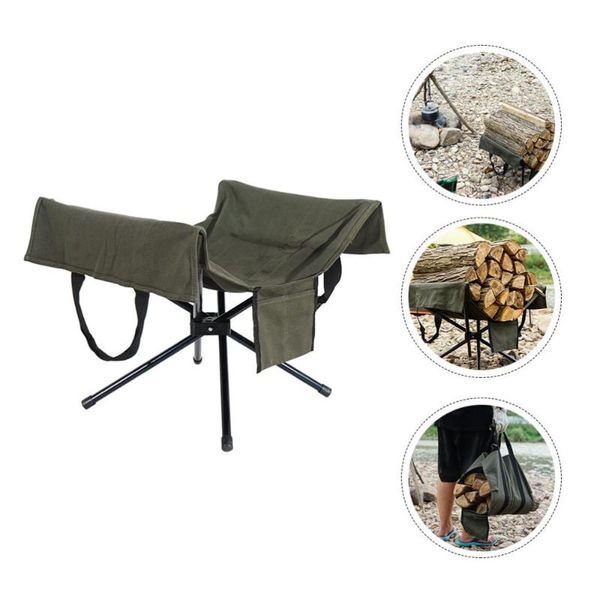 

frames 1 set firewood log carrier tote bag storage woodpile