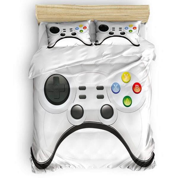 

bedding sets button game keyboard duvet cover set with pillowcase comfortable bedroom supplies king size