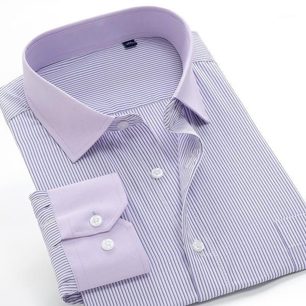 

autumn high-quality striped printing men's casual long-sleeved shirt plus size brand gentleman 10xl shirts, White;black