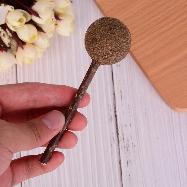 

cat toys 1pcs health mint ball coated catnip pet kitten gasping play game toy