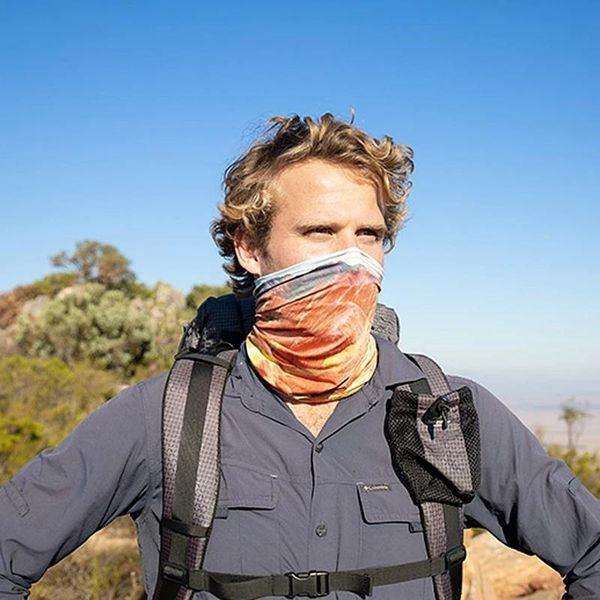 

cycling caps & masks naturehike hiking outdoor head scarf summer cool bandana men women sun protection fashion hairband for climbing, Black