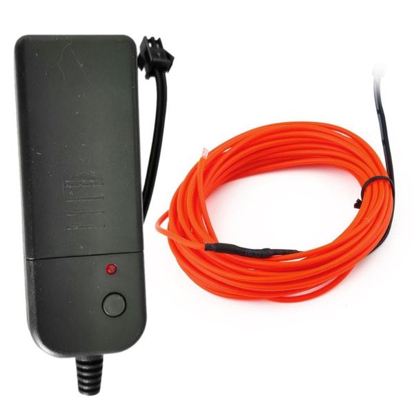 

party decoration 300cm flexible el wire neon light for dance car decor with controller waterproof vehicle shoes led