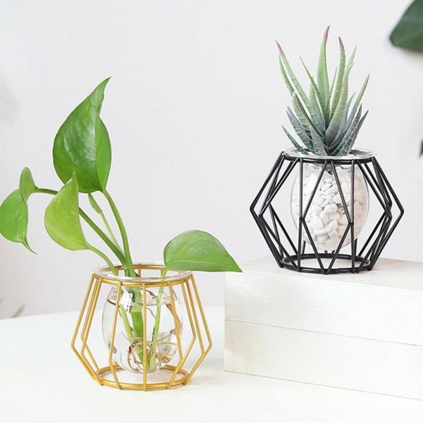 

vases good performance three shapes optional portable practical plant vase for home