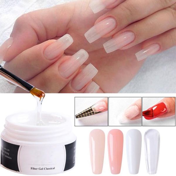 

nail gel 15ml acrylic for extension tips quick building, Red;pink