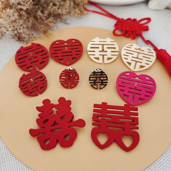

wedding pin p wedding commemorative men's and women's shirt suit double happiness badge accessories, Gray