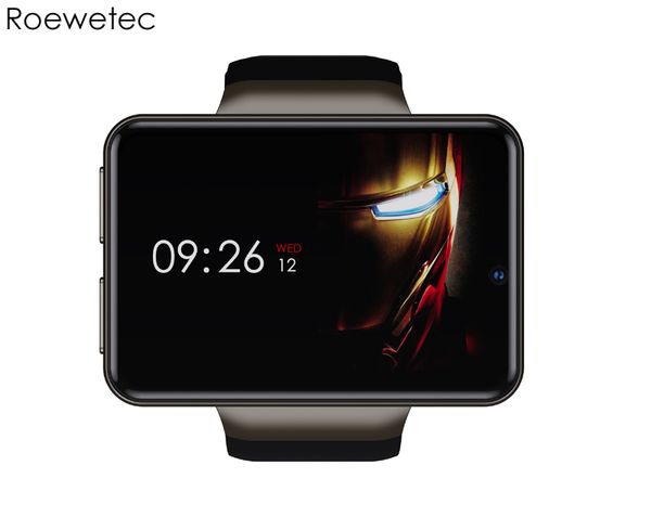

2021 dm101 4g smart watch gps dual camera 2080mah battery rectangle screen android smartwatch 3+32g