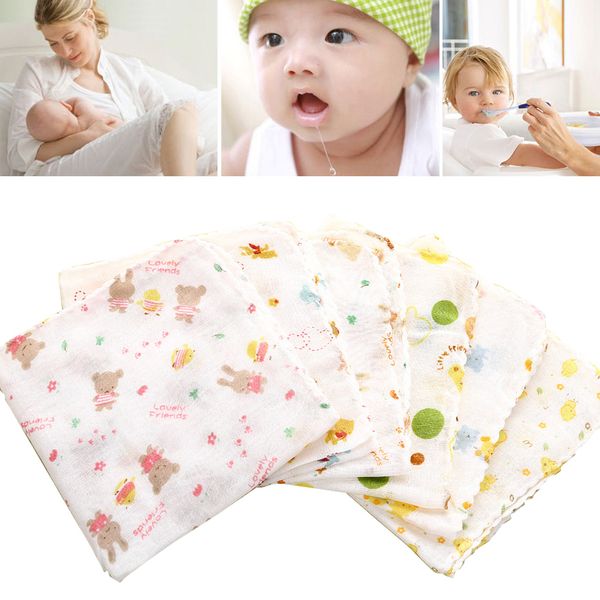 

3Pieces/Lot1pcs Baby Square Gauze Muslin 100% Cotton Soft And Comfortable Baby Towel Saliva Towel Handkerchief For Boys And Girls