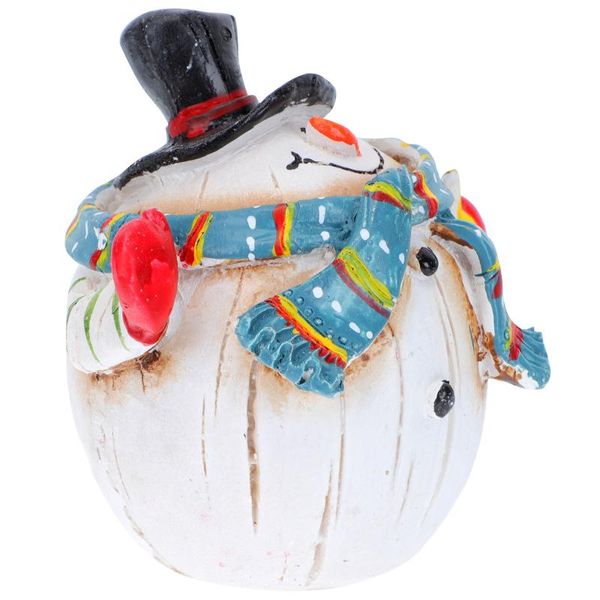 

tapestries 1pc home xmas deskdecor delicate snowman ornament novel resin artware