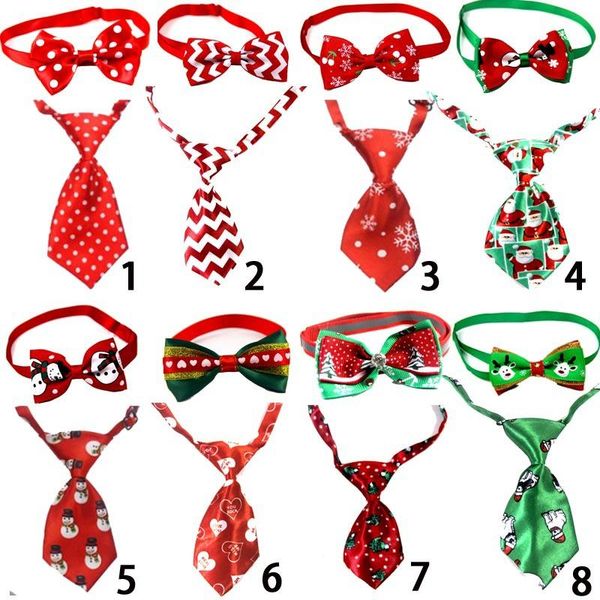 

dog apparel pet supplies year christmas bow tie set day cats and dogs accessories cat