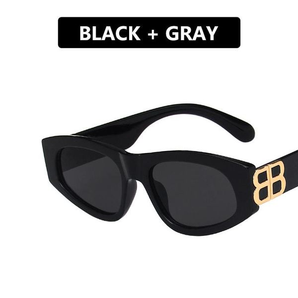 

sunglasses european and american triangle cat's eye 2021 for men women, White;black
