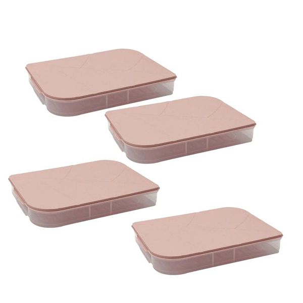 

4-layer storage box kitchen refrigerator sealed and vegetable bottles & jars