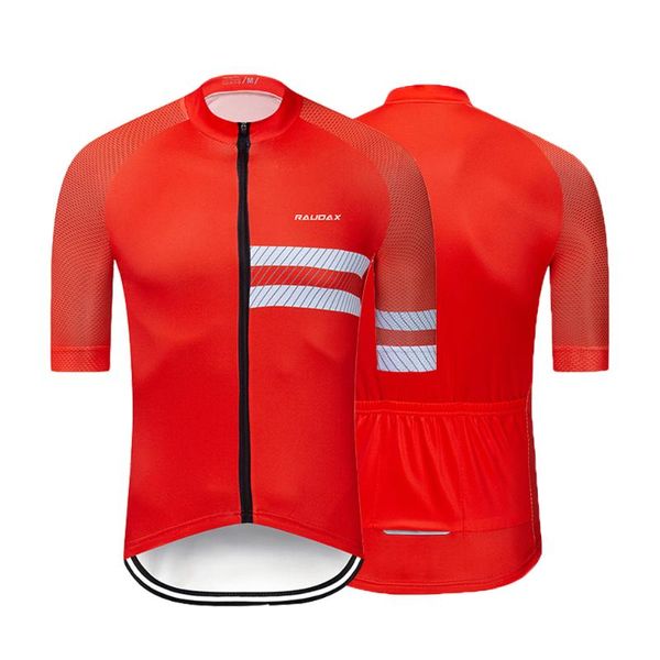 

racing sets 2021raudax cycling clothing ropa ciclismo hombre summer short sleeve cycle mtb bike uniforme maillot triathlon, Black;blue