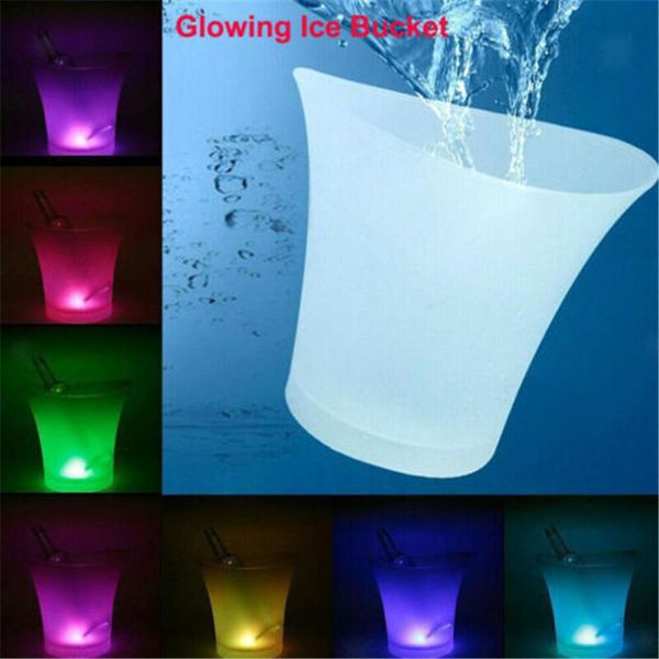 

color ice bucket luminescent wine beer bottle cooler remote control attractive bukets buckets and coolers
