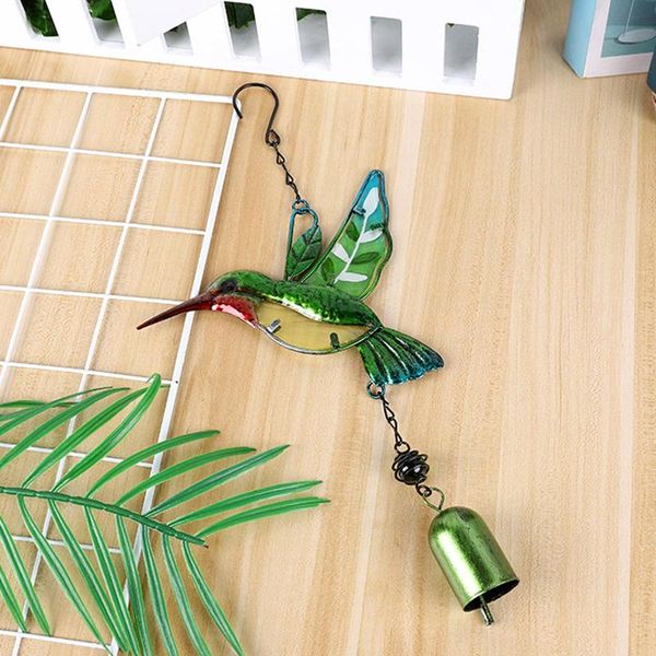 

humming bird wind chime bell hanging gift ornaments pendant multi-occasional practical durable stylish wall window decor decorative objects