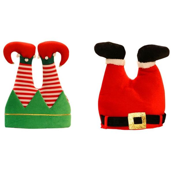 

party hats 2 pcs christmas hat funny novelty santa crazy pants & clown